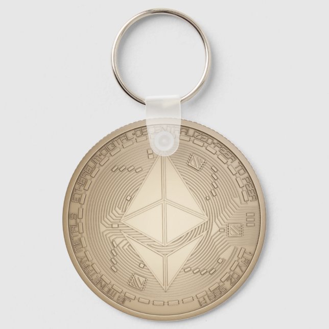 Etherum Keychain Nyckelring (Framsida)
