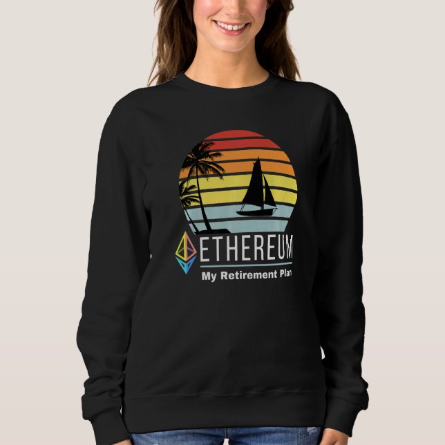 Etherum My Pension Plan Blockchain Eth Cryptoc T Shirt (Framsida)