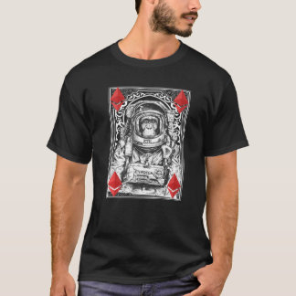 Etherum Space Monkey Crypto Måne Cryptocurrency E T Shirt