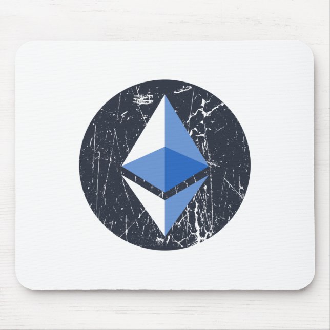 Etherum symbol grunge crypto cryptocurrency money musmatta (Framsidan)