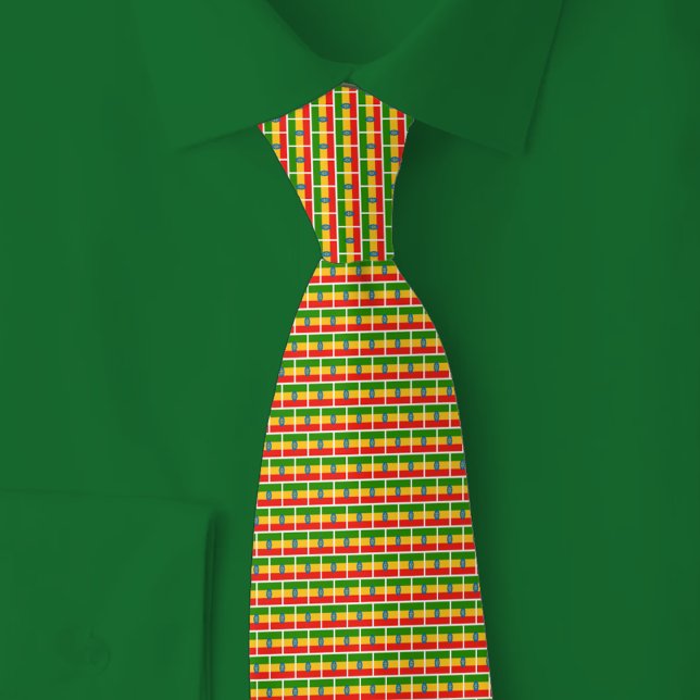 Ethiopia Flag Brick Pattern Slips (Skapare uppladdad)