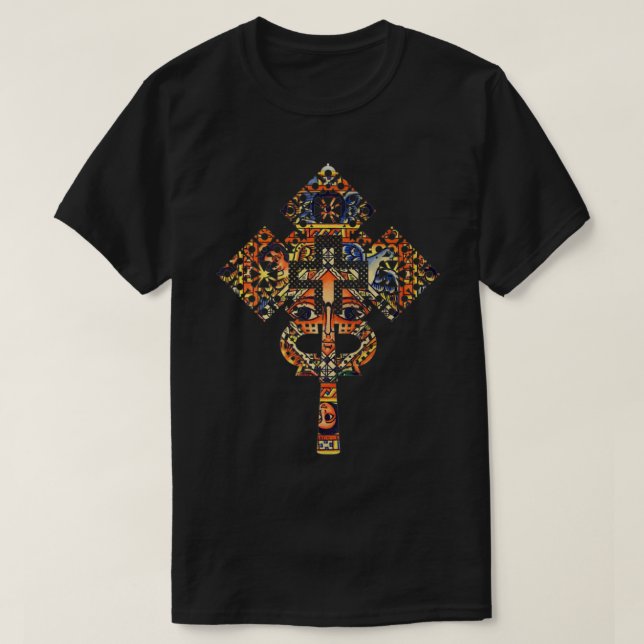 Ethiopian Christian art Christ in Glory Ethiopian  T Shirt (Design framsida)
