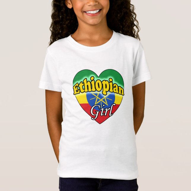 Ethiopian Girl Tee Shirt (Framsida)