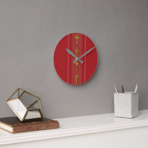 Ethiopian Orthodox Crosses – Gold on Red