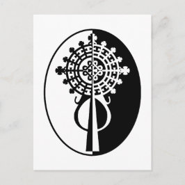 Ethiopian Processional Cross-II Vykort