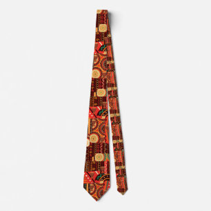 Ethnic Afrocentric Kente Tribal Mönster Slips