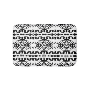 Ethnic Aztec, Vintage Stripe Mönster. Badrumsmatta