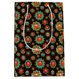 Ethnic Brooches Seamless Mönster