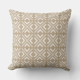 Ethnic Brown Moroccan Inspired Mönster Kudde