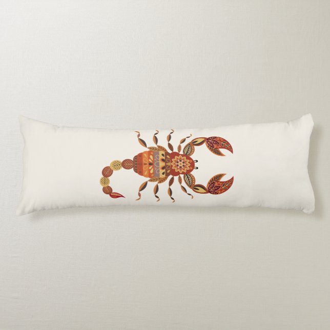 Ethnic Floral Scorpion Kroppskudde (Framsidan)