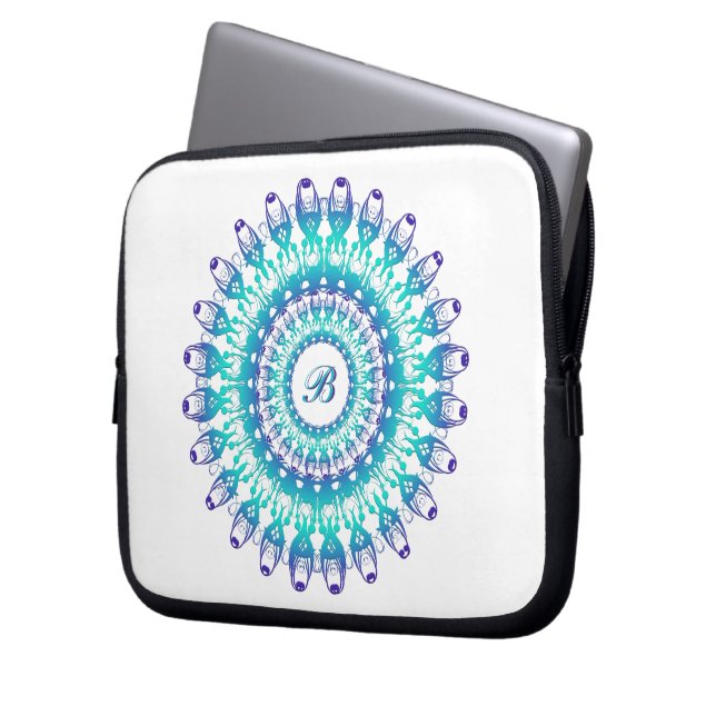 Ethnic mandala. laptop fodral (Framsidan Vänster)