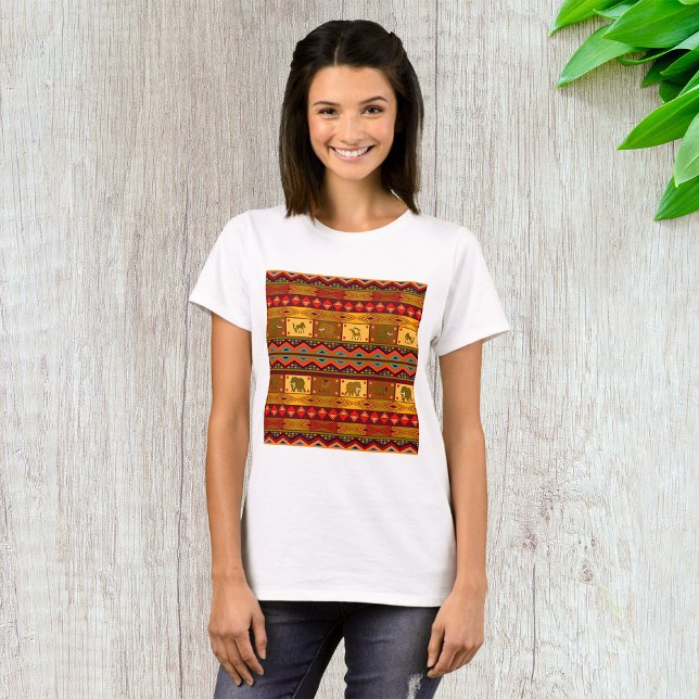 Ethnic Mönster T Shirt (Skapare uppladdad)