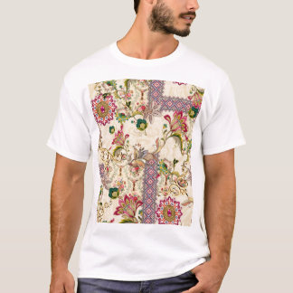 Ethnic Mughal Blommigt Paisley T Shirt