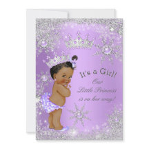 Ethnic Princess Baby Shower Lavender Wonderland
