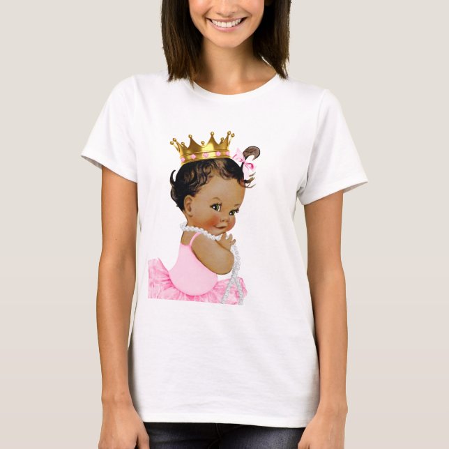 Ethnic Princess Ballerina Baby T-shirt (Framsida)