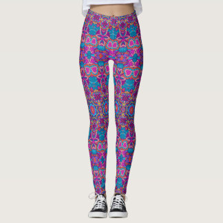 Ethnic Seamless Mönster Women Leggings