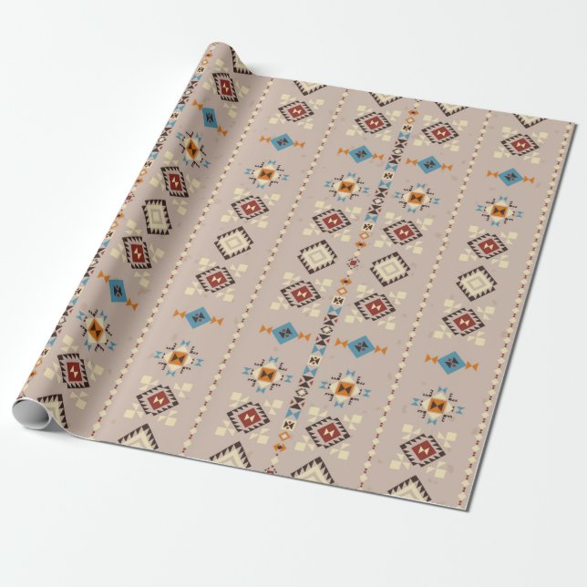 Ethnic seamless pattern presentpapper (Utrullad)