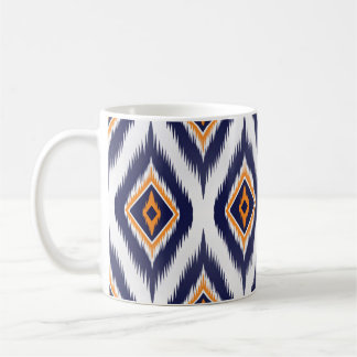 Ethnic Tribal Motif: Ikat Mönster. Kaffemugg