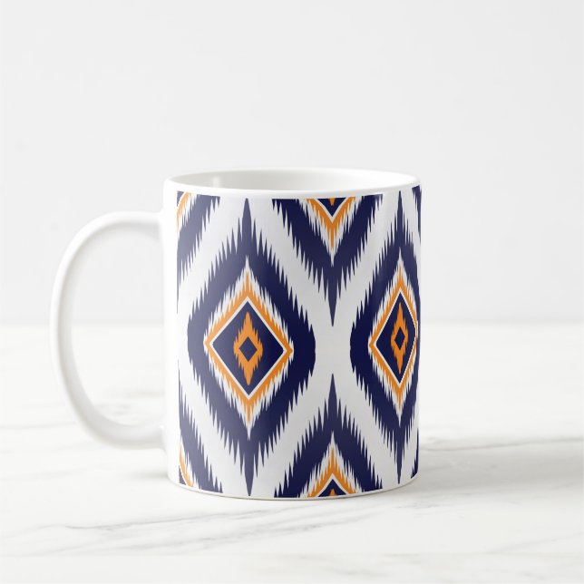 Ethnic Tribal Motif: Ikat Mönster. Kaffemugg (Vänster)