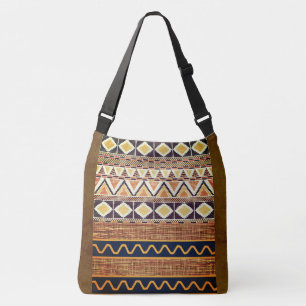 Ethnic Weave Mönster Tote Axelväska