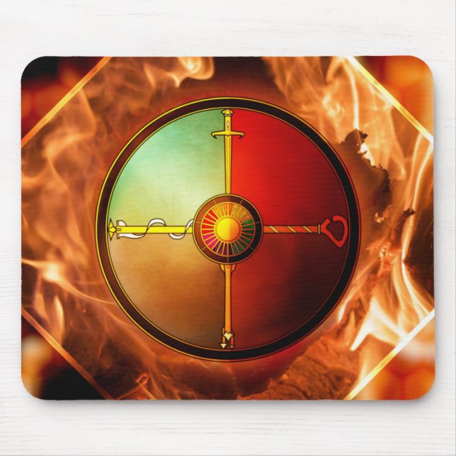 Ethnis Wheel Mousepad Musmatta (Framsidan)