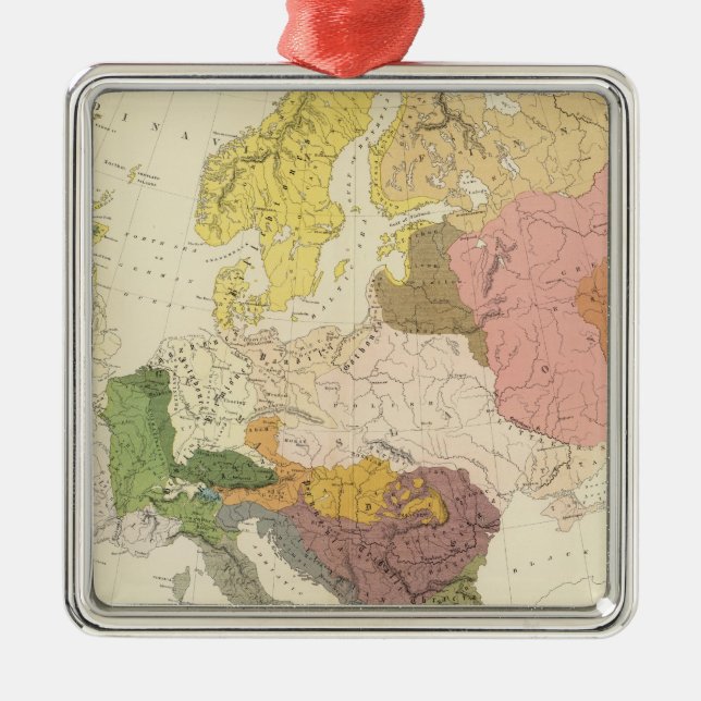 Ethnographic Europa Julgransprydnad Metall (Framsidan)