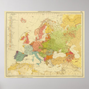 Ethnographic europé 1516 poster