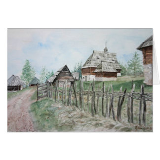 Ethnographic museum, Sirogojno Hälsningskort