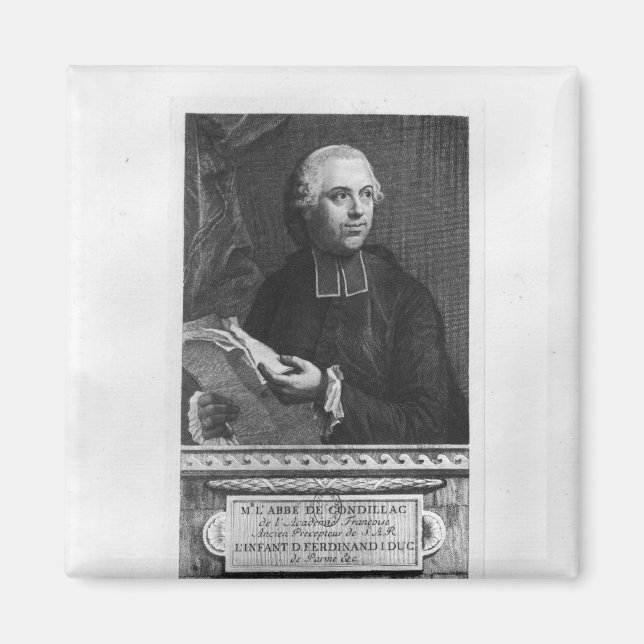 Etienne Bonnot de Condillac Magnet (Framsidan)