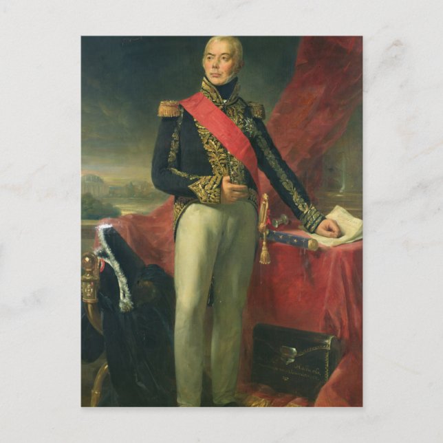 Etienne-Jacques-Joseph-Alexandre Macdonald Vykort (Framsida)