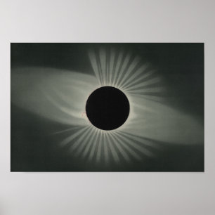 Etienne Leopold Trouvelot - Totalt Eclipse Poster