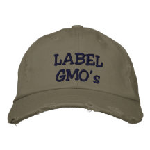 Etikett av den genetiskt modifierade organismens "