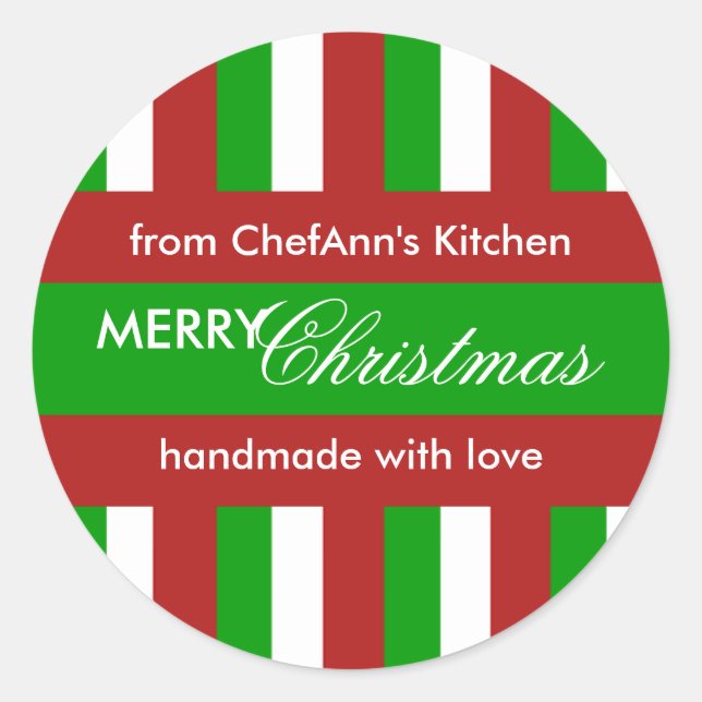 Etikett Burk för grönten Kitchen Rand (Framsida)