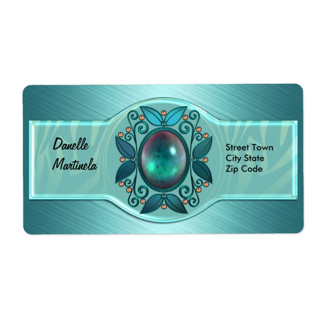 Etikett Elegant Personliga Namn-etiketter Stora et Fraktsedel (Framsidan)