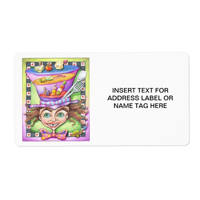 ETIKETT ELLER NAMN BRICKA - MAD PLATTER FRAKTSEDEL (Framsidan)