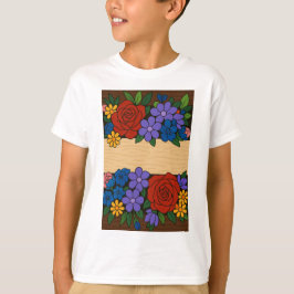 Etikett Flower namn T Shirt