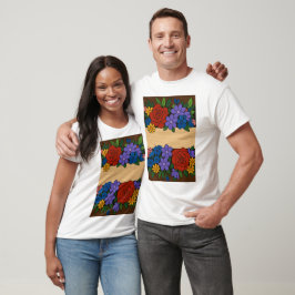 Etikett Flower namn T Shirt