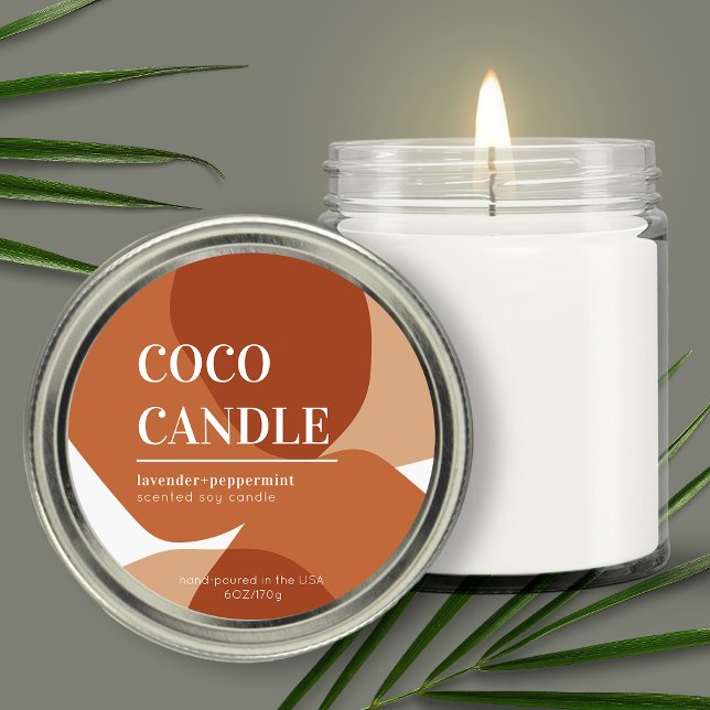 Etikett för abstrakt former ljus (Skapare uppladdad)