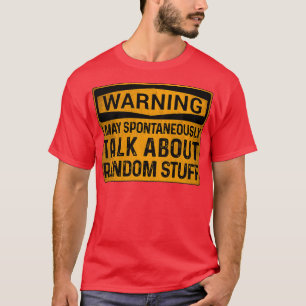 Etikett för ADHD-varning T Shirt