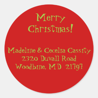 Etikett för adress-dekalett