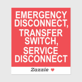 Etikett FÖR akut-AVKOPPLING, ÖVERFÖRINGSSKICK