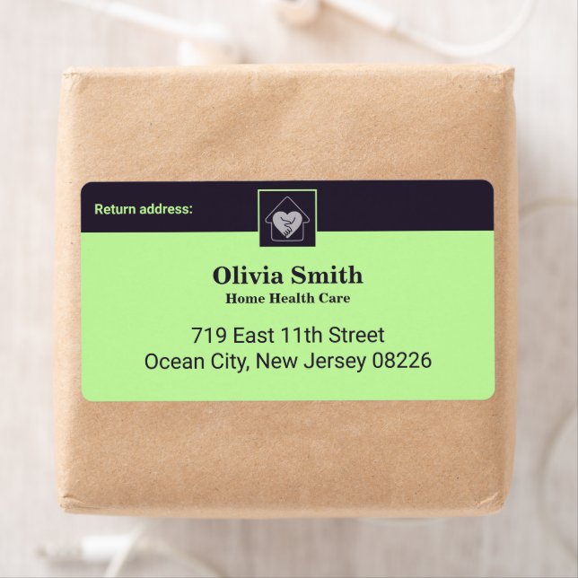Etikett för äldre Anpassningsbars returadress Fraktsedel (Insitu)