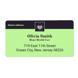 Etikett för äldre Anpassningsbars returadress Fraktsedel