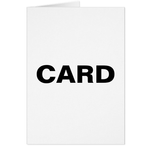 Etikett för allmänt objekt hälsningskort (Framsidan)