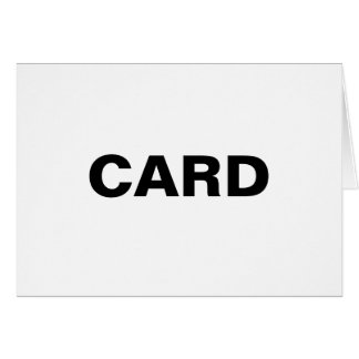 Etikett för allmänt objekt hälsningskort