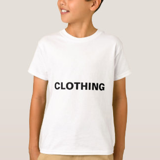 Etikett för allmänt objekt t shirt