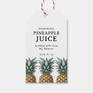 Etikett för ananasjuice