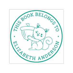 Etikett för anpassad namnbokningsetikett för Teckn Självfärgande Stämpel