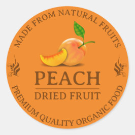 Etikett för Anpassningsbar av torkad frukt