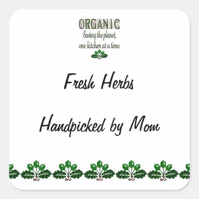 Etikett för att spara planeten Anpassningsbar Cann (Framsida)